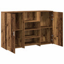 vidaXL recepciós pult antik fa 155x50x103,5 cm szerelt fa