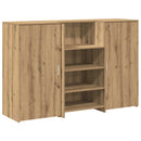 vidaXL recepciós pult kézműves tölgy 155x50x103,5 cm szerelt fa