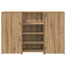 vidaXL recepciós pult kézműves tölgy 155x50x103,5 cm szerelt fa