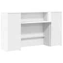 vidaXL fehér, rétegelt fa recepciós asztal 180 x 50 x 103,5 cm