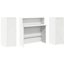 vidaXL fehér, rétegelt fa recepciós asztal 180 x 50 x 103,5 cm