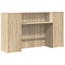 vidaXL recepciós pult sonoma tölgy 180x50x103,5 cm szerelt fa