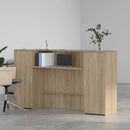 vidaXL recepciós pult sonoma tölgy 180x50x103,5 cm szerelt fa