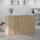 vidaXL recepciós pult sonoma tölgy 180x50x103,5 cm szerelt fa