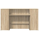 vidaXL recepciós pult sonoma tölgy 180x50x103,5 cm szerelt fa