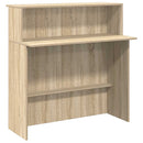 vidaXL recepciós pult sonoma tölgy 180x50x103,5 cm szerelt fa