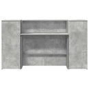 vidaXL recepciós pult betonszürke 180x50x103,5 cm szerelt fa