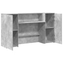 vidaXL recepciós pult betonszürke 180x50x103,5 cm szerelt fa