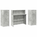 vidaXL recepciós pult betonszürke 180x50x103,5 cm szerelt fa