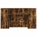 vidaXL recepciós pult füstös tölgy 180x50x103,5 cm szerelt fa