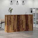 vidaXL recepciós pult antik fa 180x50x103,5 cm szerelt fa