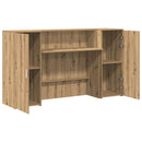 vidaXL recepciós pult kézműves tölgy 180x50x103,5 cm szerelt fa
