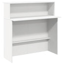 vidaXL recepciós pult fehér 200x50x103,5 cm szerelt fa
