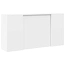 vidaXL recepciós pult fehér 200x50x103,5 cm szerelt fa