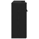vidaXL recepciós pult fekete tölgyszínű 200x50x103,5 cm szerelt fa