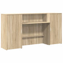 vidaXL recepciós pult sonoma tölgy 200x50x103,5 cm szerelt fa
