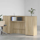 vidaXL recepciós pult sonoma tölgy 200x50x103,5 cm szerelt fa