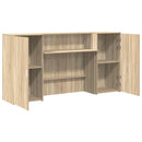 vidaXL recepciós pult sonoma tölgy 200x50x103,5 cm szerelt fa