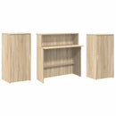 vidaXL recepciós pult sonoma tölgy 200x50x103,5 cm szerelt fa