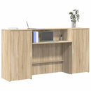 vidaXL recepciós pult sonoma tölgy 200x50x103,5 cm szerelt fa
