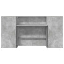 vidaXL recepciós pult betonszürke 200x50x103,5 cm szerelt fa