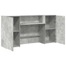 vidaXL recepciós pult betonszürke 200x50x103,5 cm szerelt fa