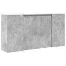 vidaXL recepciós pult betonszürke 200x50x103,5 cm szerelt fa