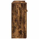 vidaXL recepciós pult füstös tölgy 200x50x103,5 cm szerelt fa