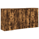 vidaXL recepciós pult füstös tölgy 200x50x103,5 cm szerelt fa