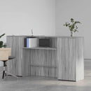 vidaXL recepciós pult szürke sonoma 200x50x103,5 cm szerelt fa