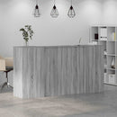 vidaXL recepciós pult szürke sonoma 200x50x103,5 cm szerelt fa