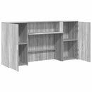 vidaXL recepciós pult szürke sonoma 200x50x103,5 cm szerelt fa