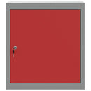vidaXL Szerszám szekrény polcokkal Piros és Szürke 50 x 20 x 55 cm