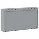 vidaXL Szerszám szekrény polcokkal Fekete és Szürke 100 x 20 x 55 cm