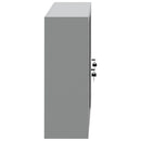 vidaXL Szerszámosláda Fekete és szürke 100 x 20 x 55 cm Porszórt Acél