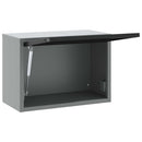 vidaXL Szerszám szekrény tárolóval Fekete és Szürke 50 x 25 x 35 cm