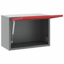 vidaXL Szerszám szekrény tárolóval Piros és Szürke 50 x 25 x 35 cm