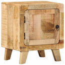 vidaXL éjjeliszekrény 2 db 40x32x46 cm tömör nyers mangófa