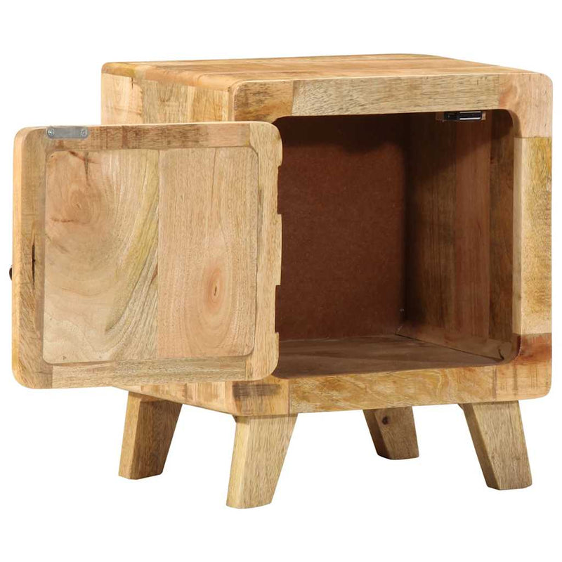 vidaXL éjjeliszekrény 2 db 40x32x46 cm tömör nyers mangófa