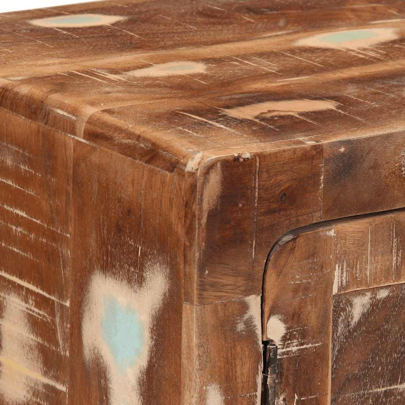 vidaXL éjjeliszekrény 40x32x46 cm tömör újrahasznosított fa