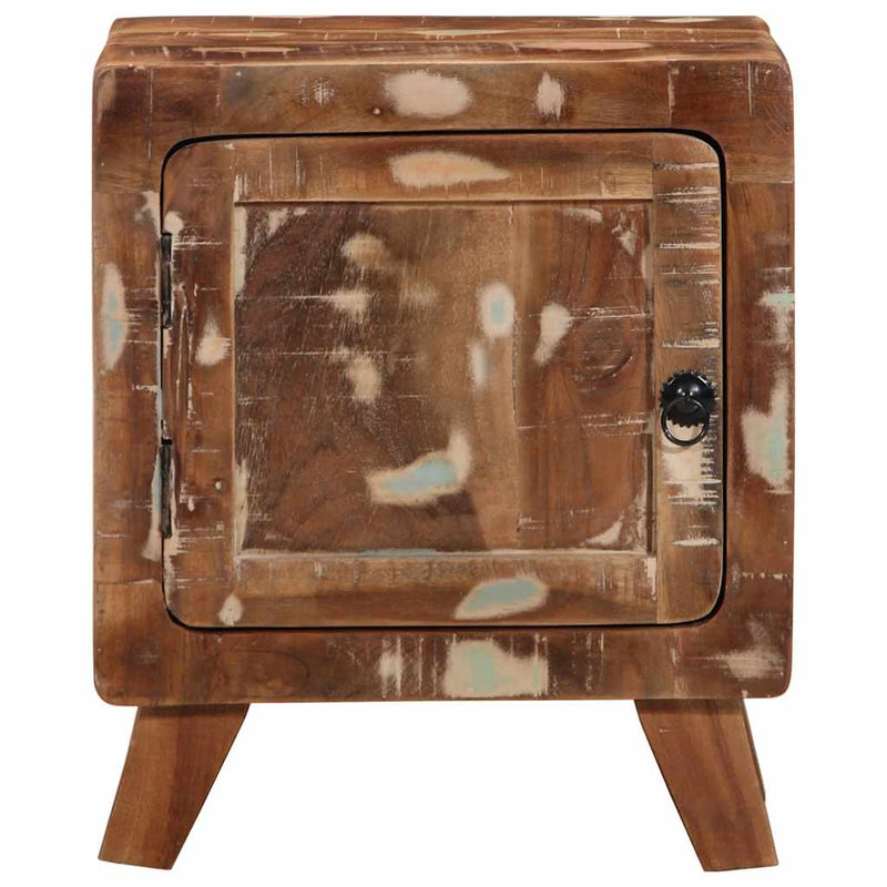vidaXL éjjeliszekrény 2 db 40x32x46 cm tömör újrahasznosított fa