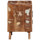 vidaXL éjjeliszekrény 2 db 40x32x46 cm tömör újrahasznosított fa