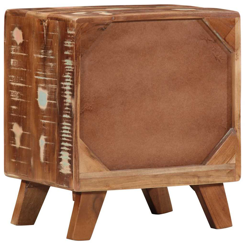 vidaXL éjjeliszekrény 2 db 40x32x46 cm tömör újrahasznosított fa