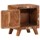 vidaXL éjjeliszekrény 2 db 40x32x46 cm tömör újrahasznosított fa