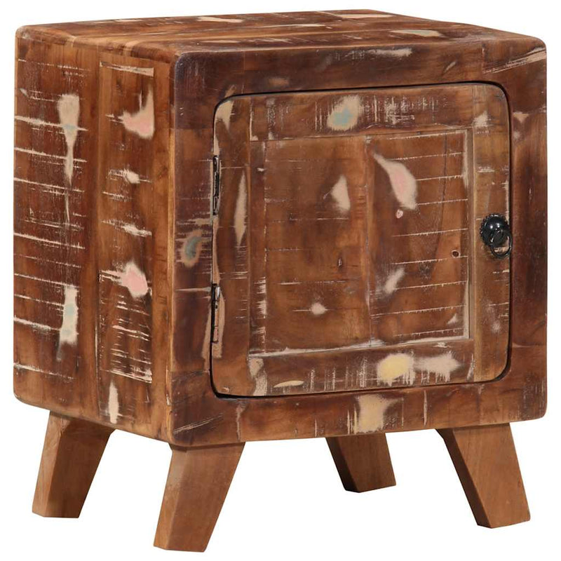 vidaXL éjjeliszekrény 2 db 40x32x46 cm tömör újrahasznosított fa