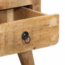 vidaXL tömör nyers mangófa éjjeliszekrény 40x32x46 cm