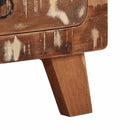 vidaXL éjjeliszekrény 40x32x46 cm tömör újrahasznosított fa