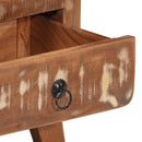 vidaXL éjjeliszekrény 2 db 40x32x46 cm tömör újrahasznosított fa