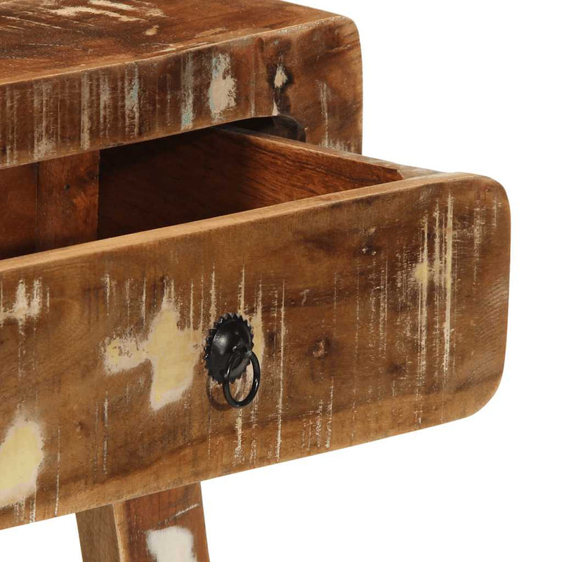 vidaXL tömör újrahasznosított fa tálalóasztal 90x32x75 cm