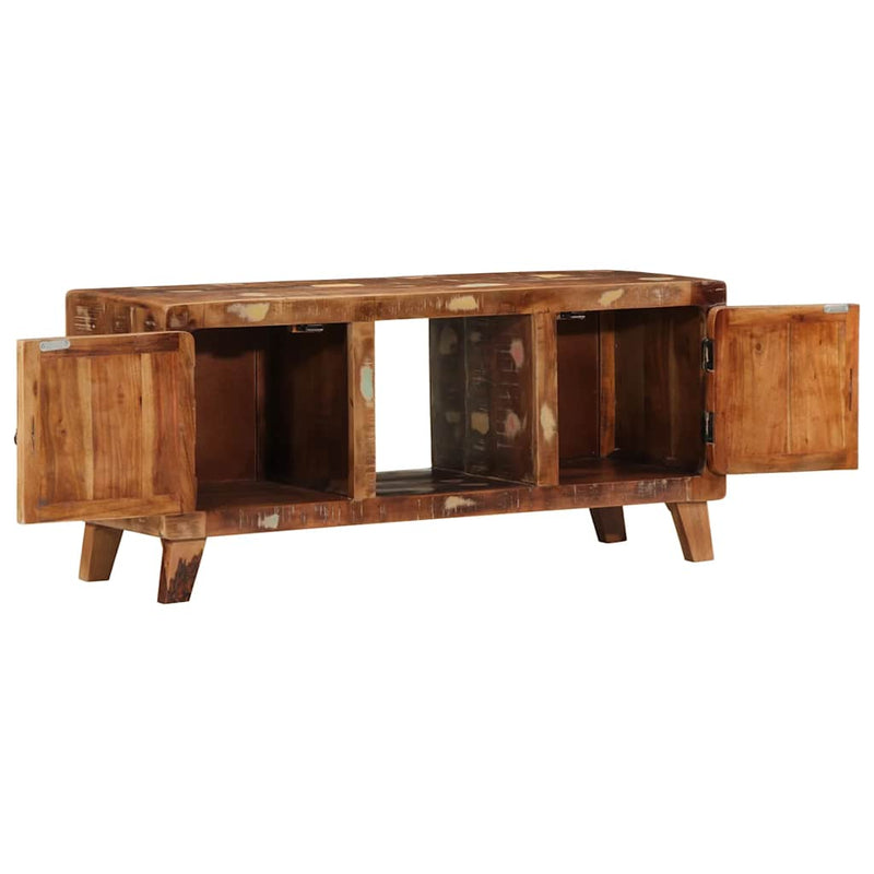 vidaXL tömör újrahasznosított fa TV-szekrény 105x46x32 cm